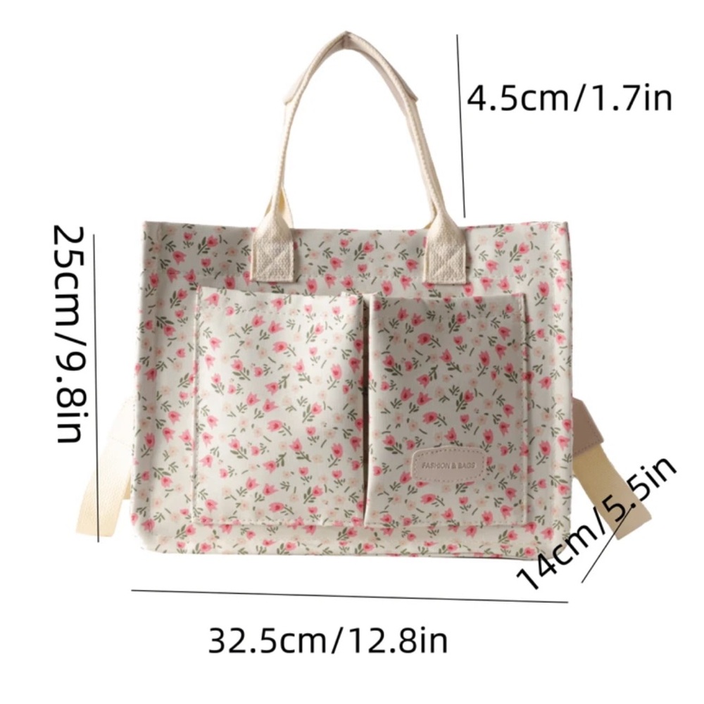 ๐ท Small Floral Tote Bag ๐ท - Picture 4 of 4